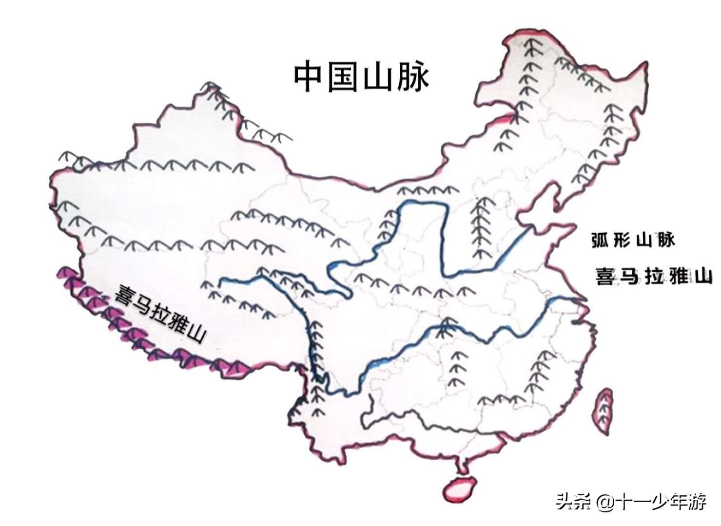 中国有几大山脉(中国最大的山脉是那里一个)