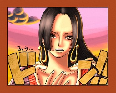 ​《海贼王》波雅·汉库克漫画上色图，女帝这配色怎么样？