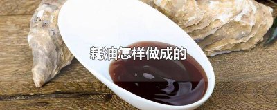 ​耗油是怎么做成的看视频 耗油的制作视频
