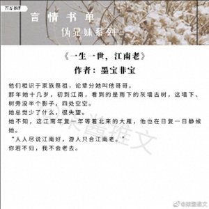 ​伪兄妹言情文