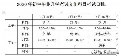 ​扬州：中考时间，定了！